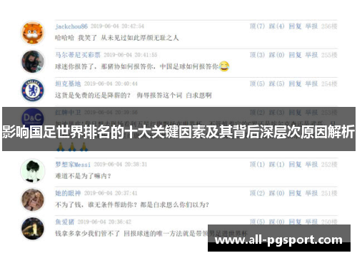 影响国足世界排名的十大关键因素及其背后深层次原因解析
